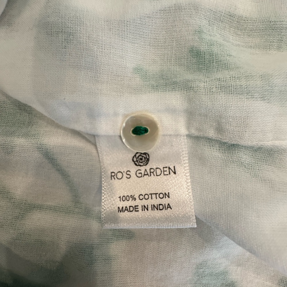 Tuckernuck/Ro’s Garden Green and White Deauville Dress - Picture 7 of 9